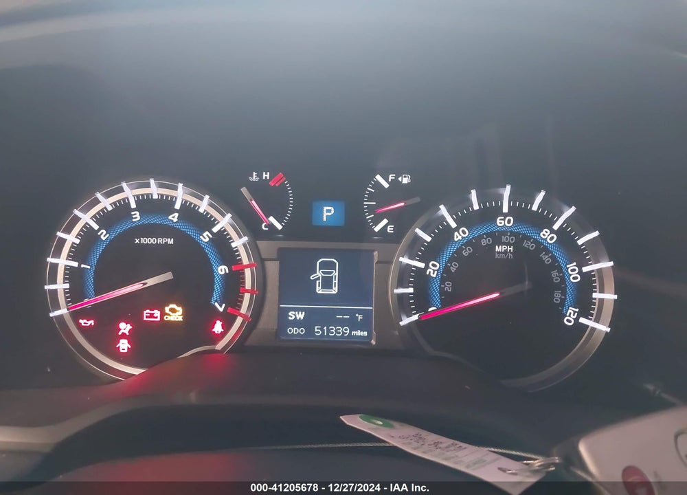 2019 TOYOTA 4RUNNER LIMITED NIGHTSHADE VIN: JTEBU5JR1K5678488