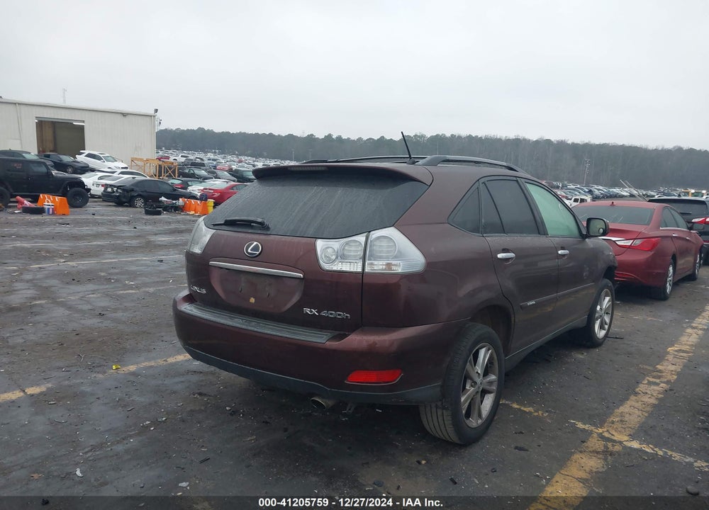 2008 LEXUS RX 400H VIN: JTJGW31U282850144