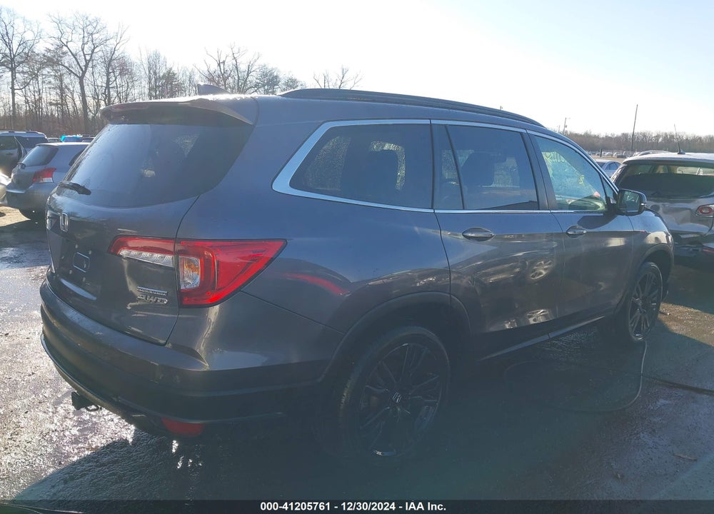 2021 HONDA PILOT VIN: 5FNYF6H2XMB097466