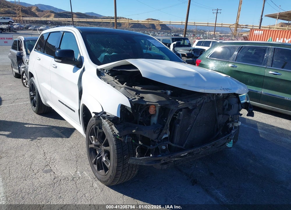 2017 JEEP GRAND CHEROKEE SRT VIN: 1C4RJFDJ9HC760013