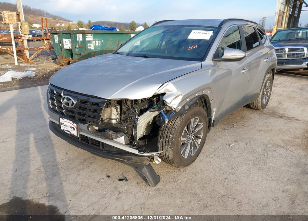 2022 HYUNDAI TUCSON HYBRID BLUE VIN: KM8JBCA17NU031071