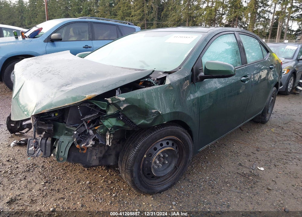 2016 TOYOTA COROLLA LE VIN: 2T1BURHE6GC656916