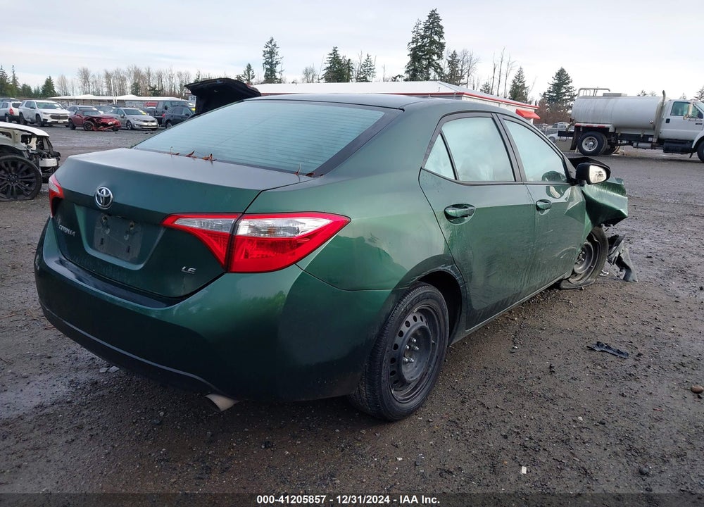 2016 TOYOTA COROLLA LE VIN: 2T1BURHE6GC656916