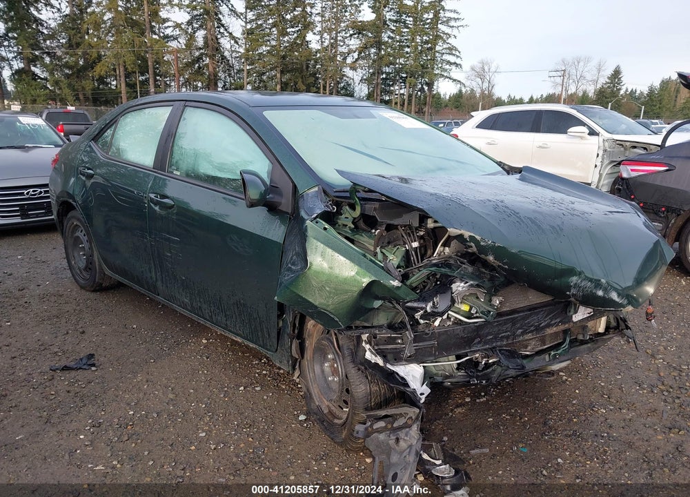 2016 TOYOTA COROLLA LE VIN: 2T1BURHE6GC656916
