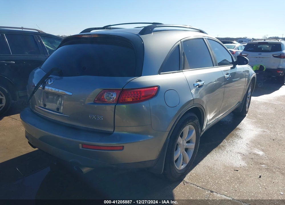 2004 INFINITI FX35 VIN: JNRAS08U84X108644