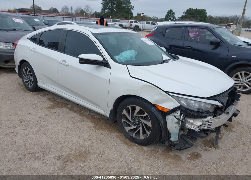 2017 HONDA CIVIC EX VIN: 19XFC2F76HE016434