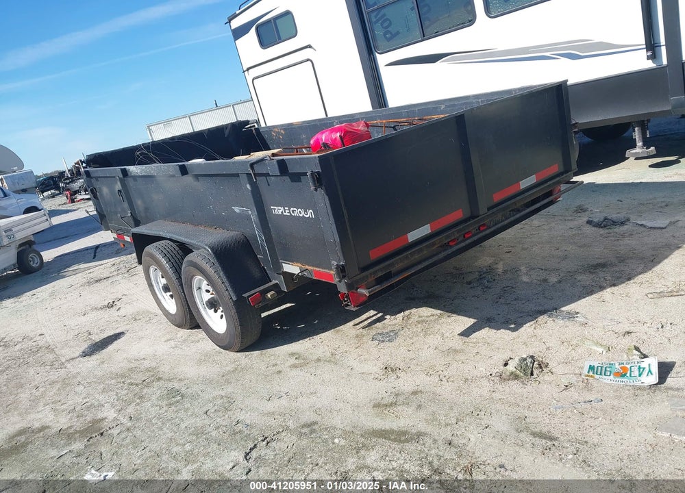 2019 TRIPLE CROWN DUMP TRAILER VIN: 1XNBD1426K1093254