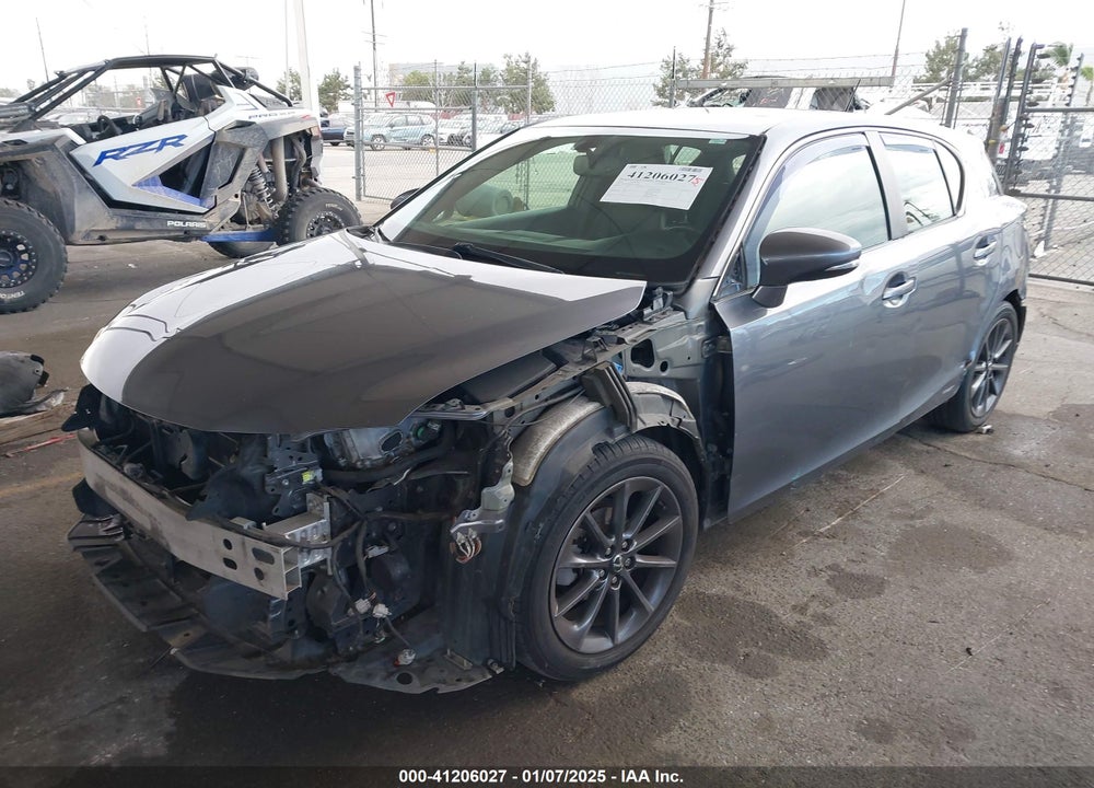 2013 LEXUS CT 200H VIN: JTHKD5BH8D2172072