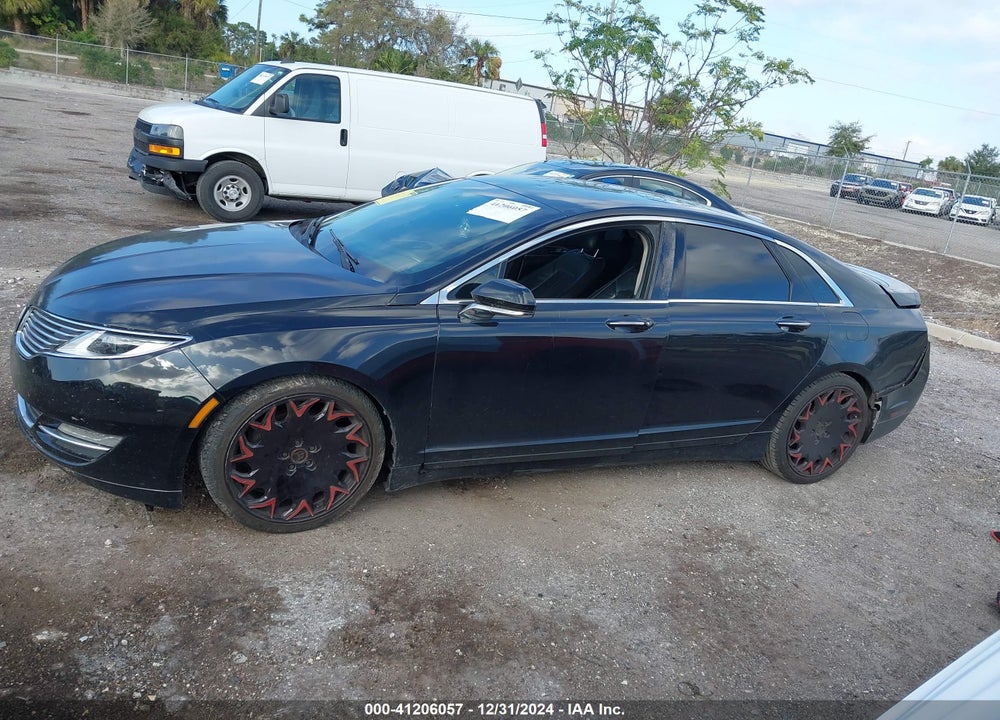 2013 LINCOLN MKZ VIN: 3LN6L2G94DR801047
