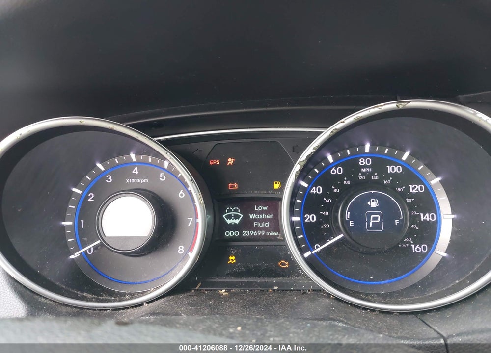 2013 HYUNDAI SONATA GLS VIN: 5NPEB4AC3DH504504