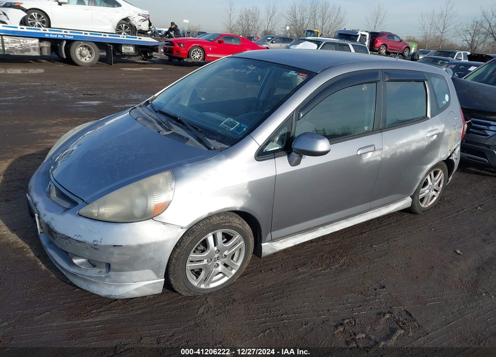2007 HONDA FIT VIN: JHMGD38687S067536