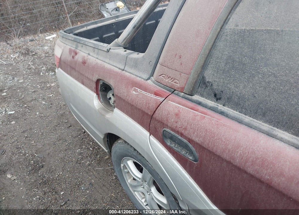 2003 SUBARU BAJA SPORT VIN: 4S4BT62C737111579
