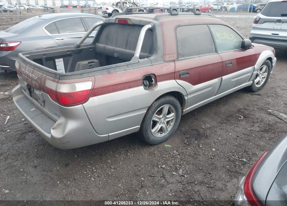 2003 SUBARU BAJA SPORT VIN: 4S4BT62C737111579