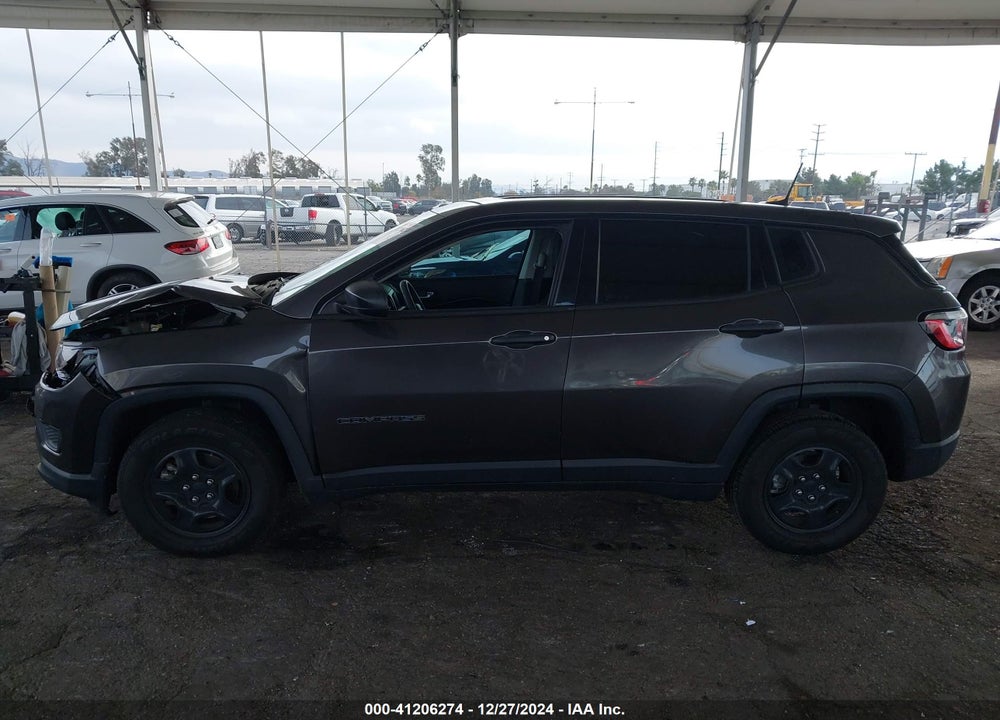 2019 JEEP COMPASS SPORT FWD VIN: 3C4NJCAB1KT613772