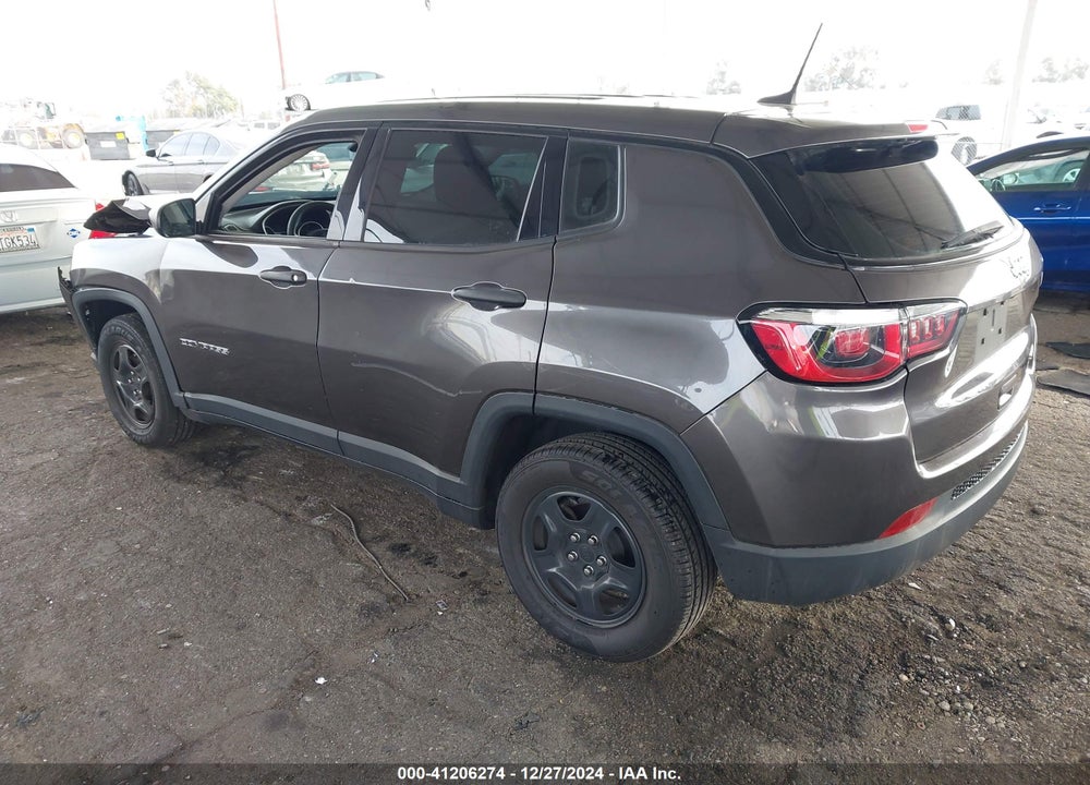 2019 JEEP COMPASS SPORT FWD VIN: 3C4NJCAB1KT613772