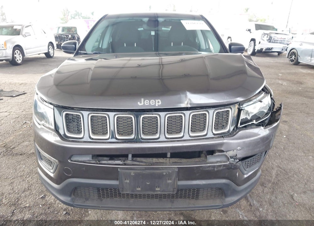 2019 JEEP COMPASS SPORT FWD VIN: 3C4NJCAB1KT613772