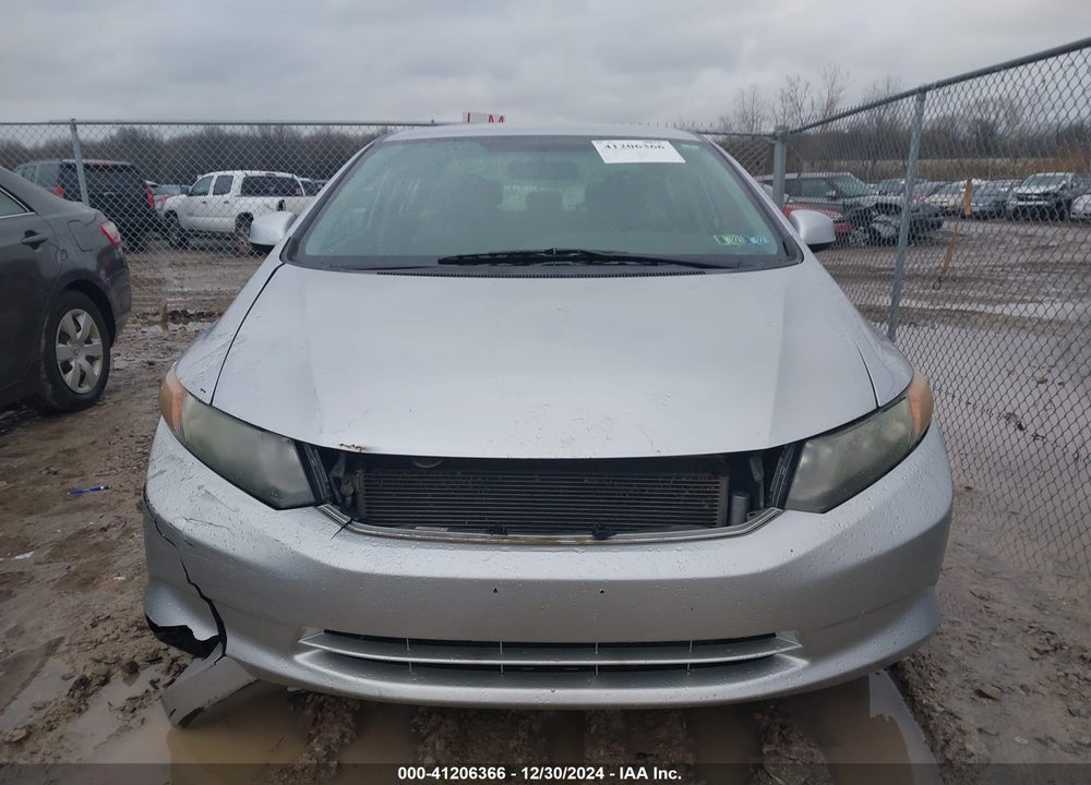 2012 HONDA CIVIC SDN LX VIN: 19XFB2F59CE007737