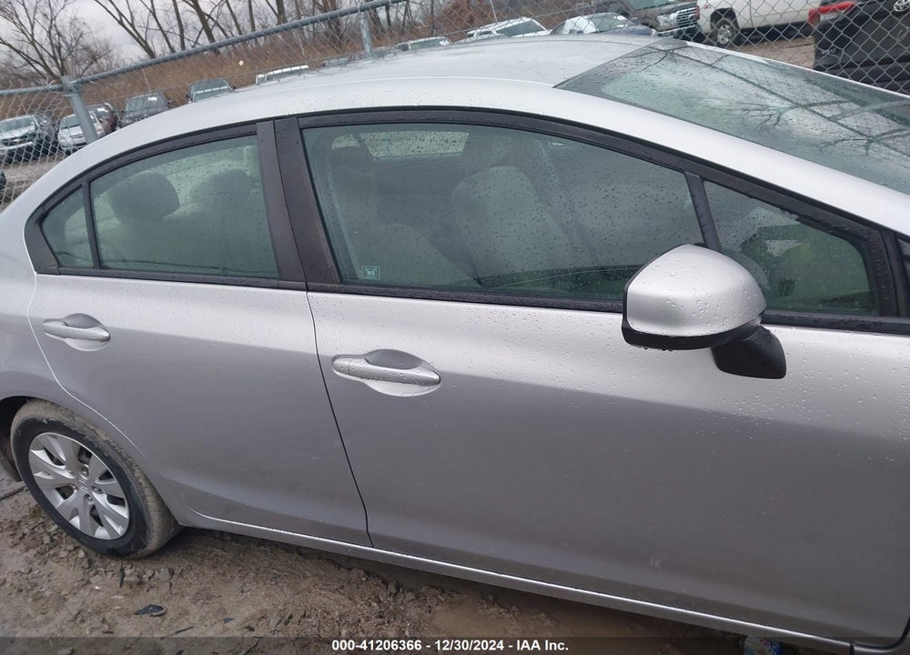 2012 HONDA CIVIC SDN LX VIN: 19XFB2F59CE007737