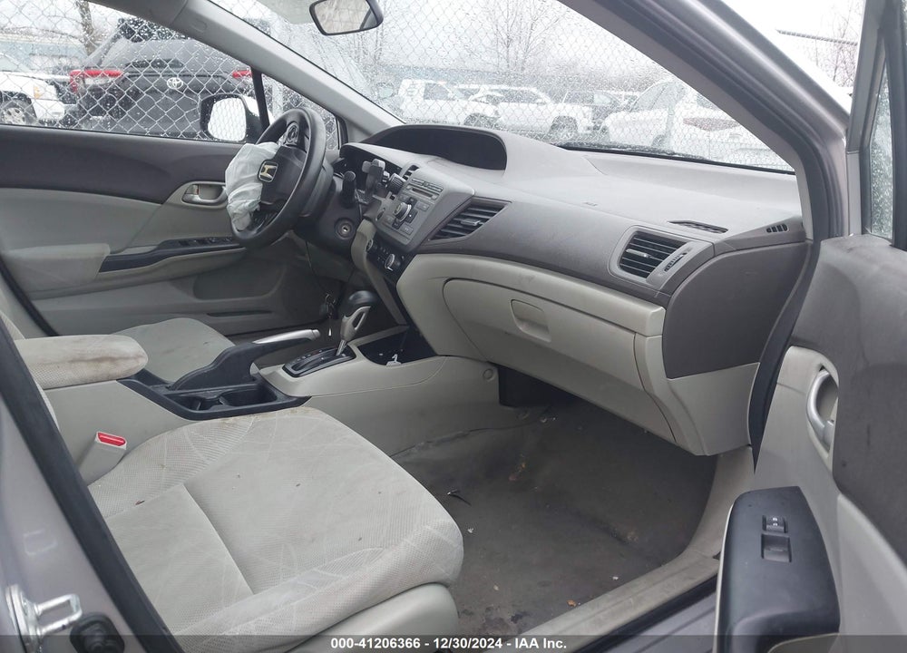 2012 HONDA CIVIC SDN LX VIN: 19XFB2F59CE007737