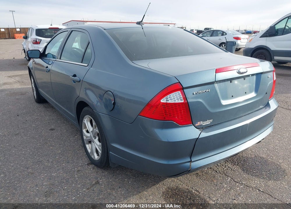 2012 FORD FUSION SE VIN: 3FAHP0HA9CR390974
