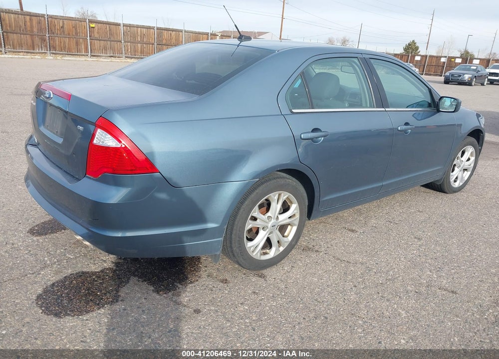 2012 FORD FUSION SE VIN: 3FAHP0HA9CR390974
