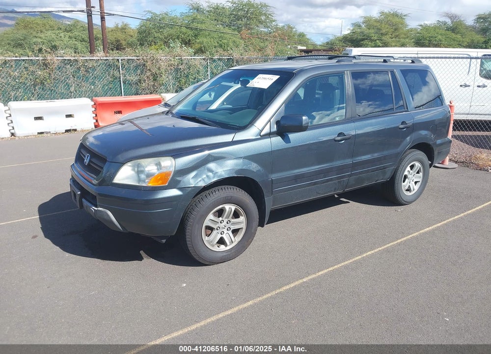 2003 HONDA PILOT EX-L VIN: 2HKYF18553H571918