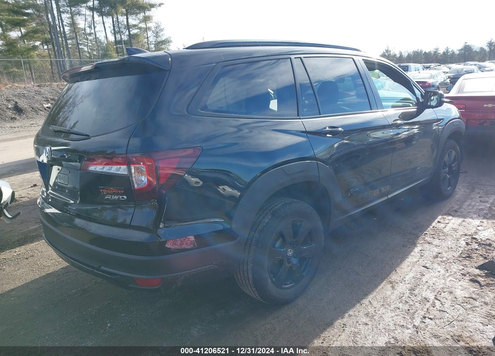 2022 HONDA PILOT AWD TRAILSPORT VIN: 5FNYF6H87NB096846