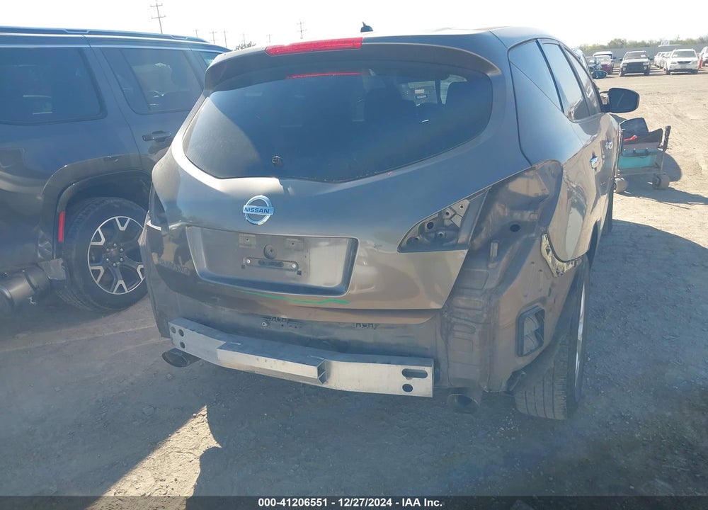 2012 NISSAN MURANO S VIN: JN8AZ1MU9CW102836
