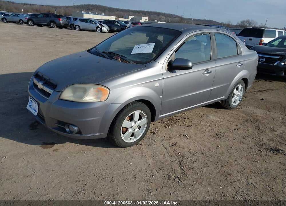 2008 CHEVROLET AVEO LT VIN: KL1TG56698B069794