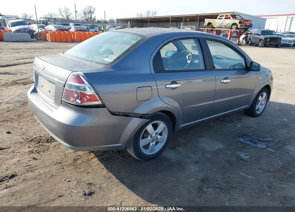 2008 CHEVROLET AVEO LT VIN: KL1TG56698B069794