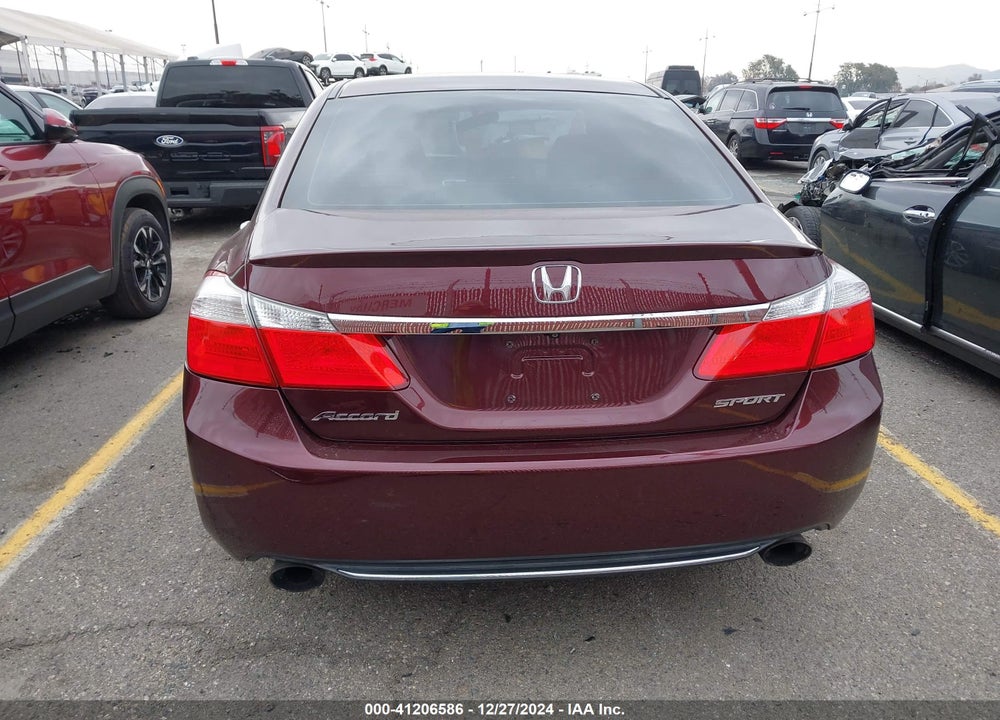 2015 HONDA ACCORD SPORT VIN: 1HGCR2F56FA093452