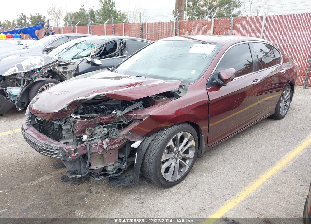 2015 HONDA ACCORD SPORT VIN: 1HGCR2F56FA093452