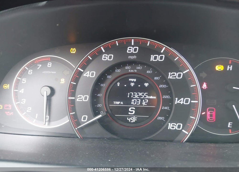 2015 HONDA ACCORD SPORT VIN: 1HGCR2F56FA093452