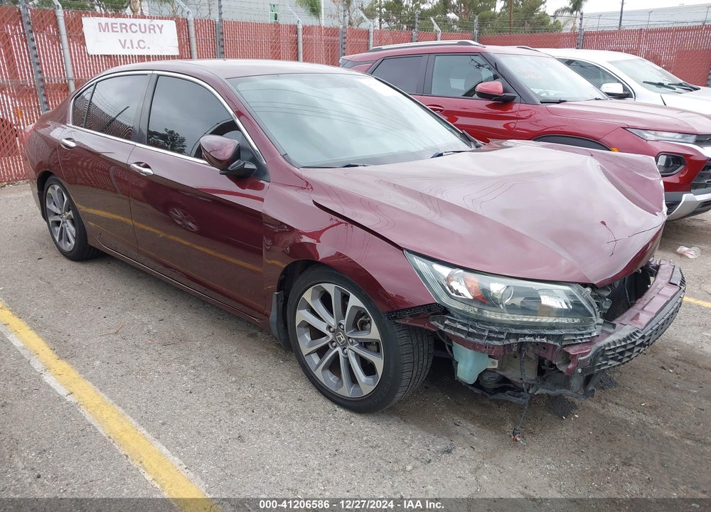 2015 HONDA ACCORD SPORT VIN: 1HGCR2F56FA093452