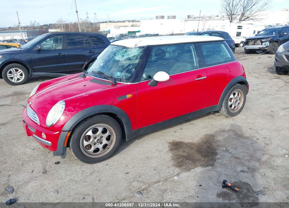 2003 MINI COOPER VIN: WMWRC33463TJ51908