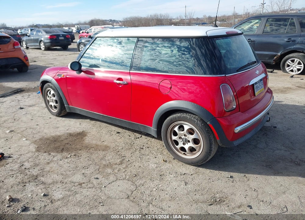 2003 MINI COOPER VIN: WMWRC33463TJ51908
