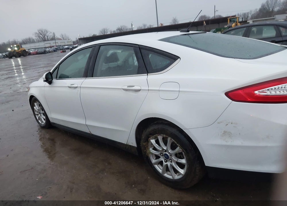 2015 FORD FUSION VIN: 1FA6P0G77F5118296
