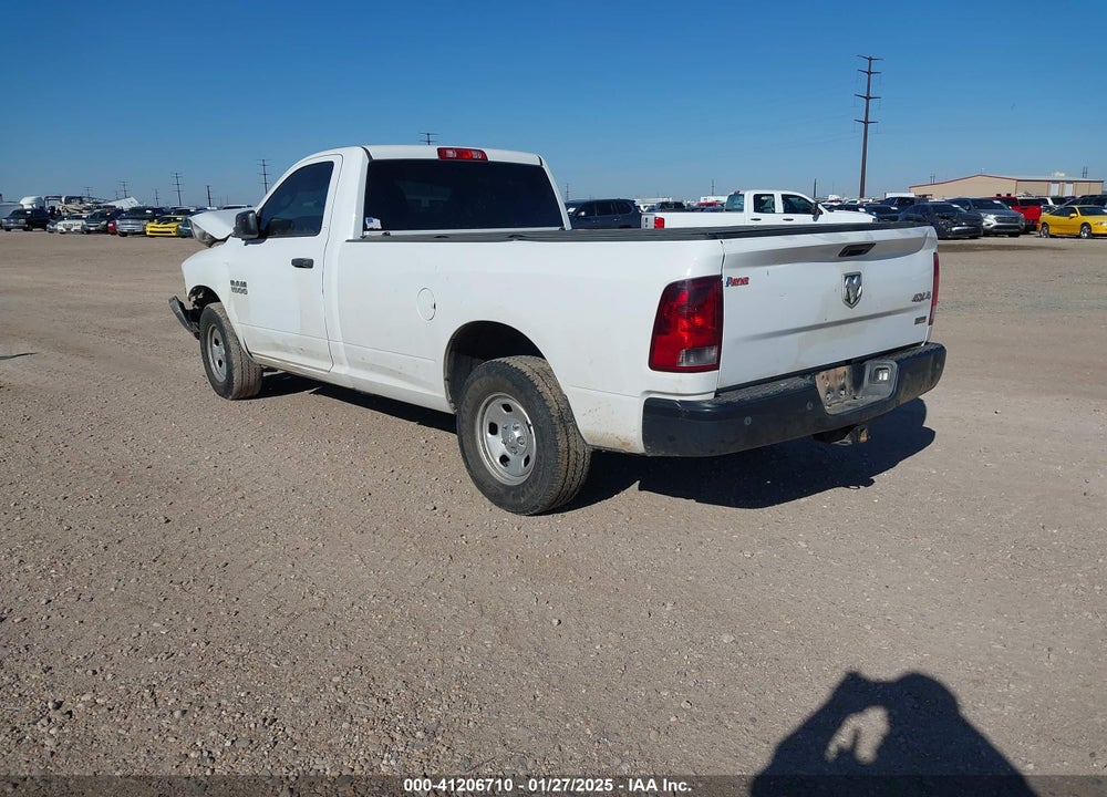 2018 RAM 1500 TRADESMAN 4X4 8' BOX VIN: 3C6JR7DG8JG238550