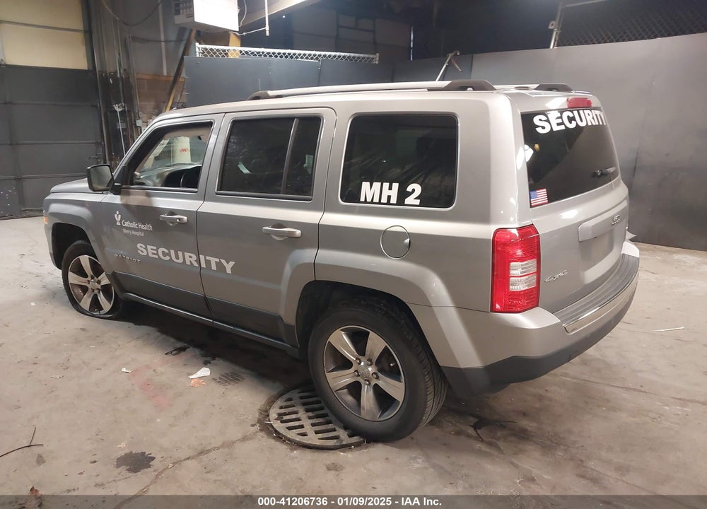 2016 JEEP PATRIOT HIGH ALTITUDE EDITION VIN: 1C4NJRFB1GD805427