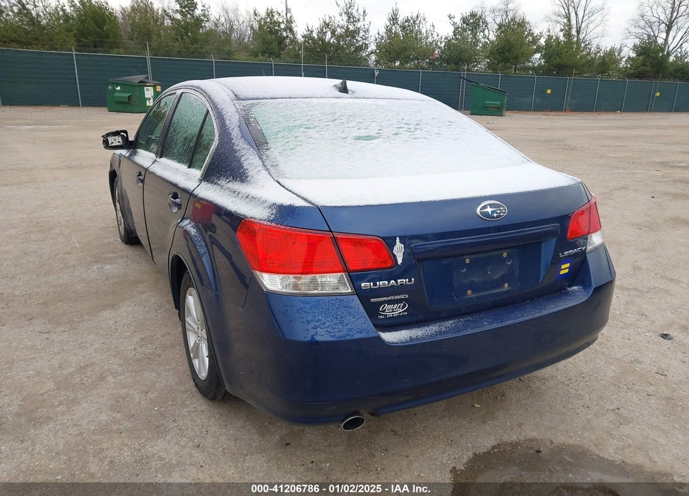 2011 SUBARU LEGACY 2.5I PREMIUM VIN: 4S3BMCH6XB3210162