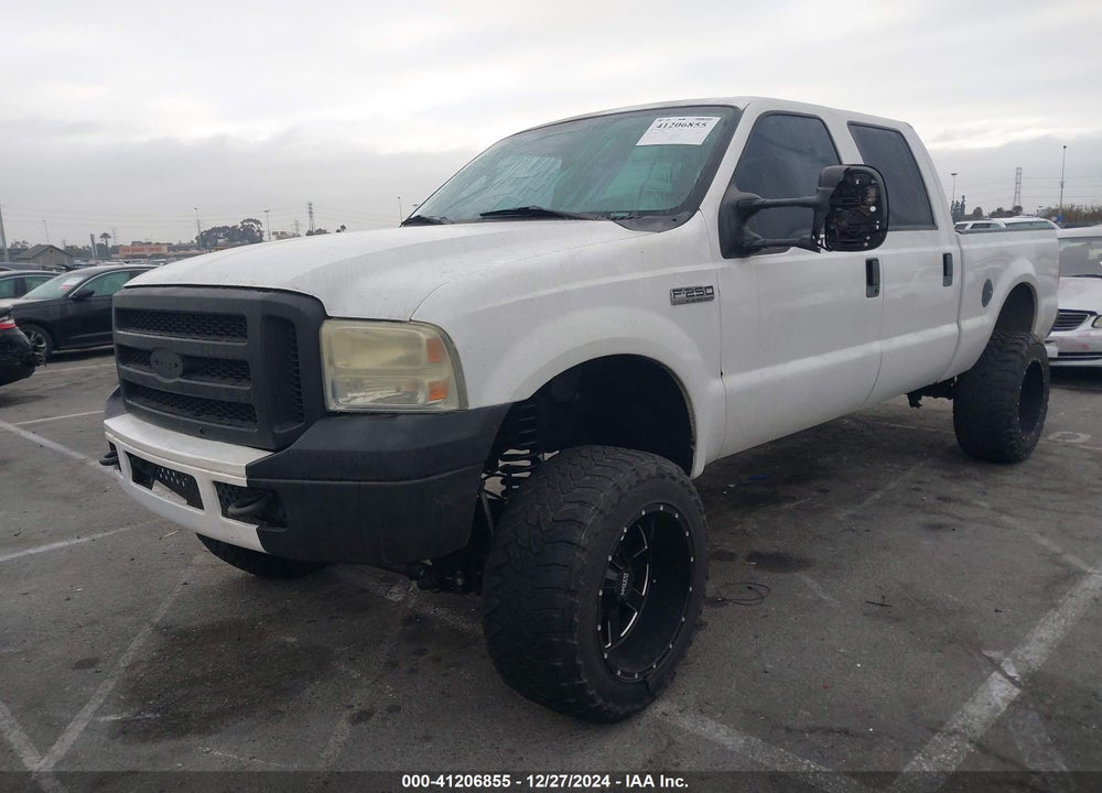 2006 FORD F250 VIN: 1FTSW21596EC08807
