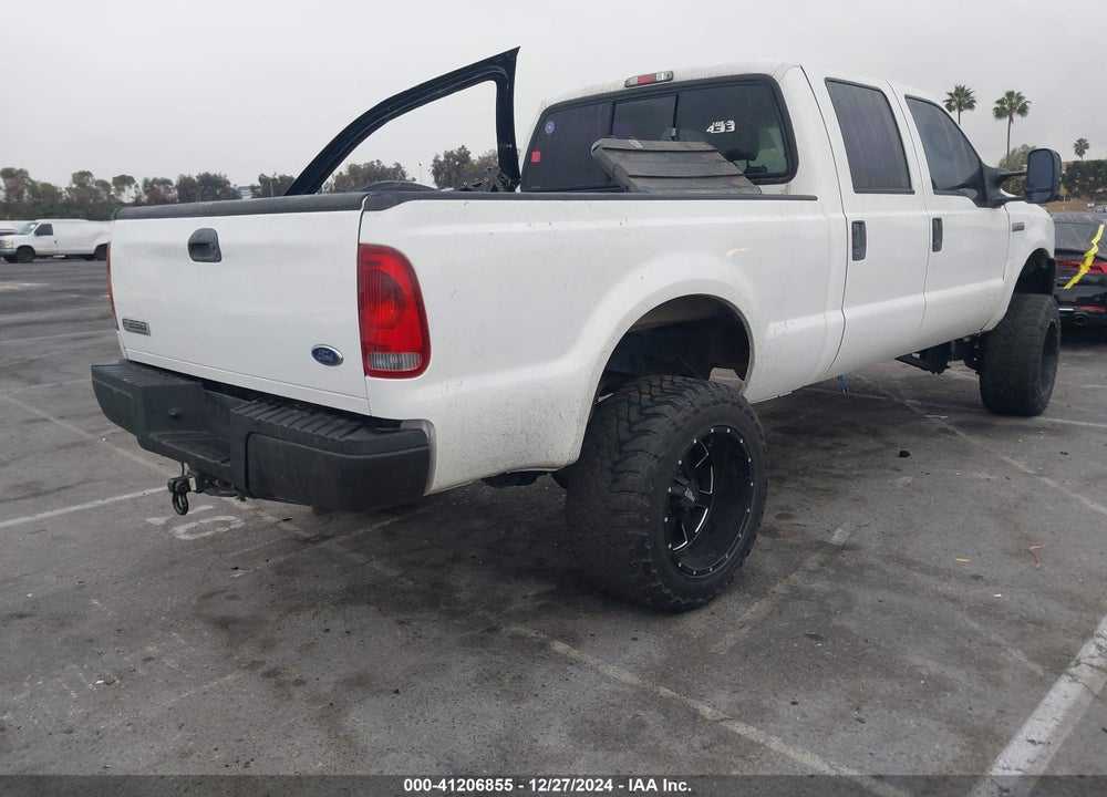 2006 FORD F250 VIN: 1FTSW21596EC08807