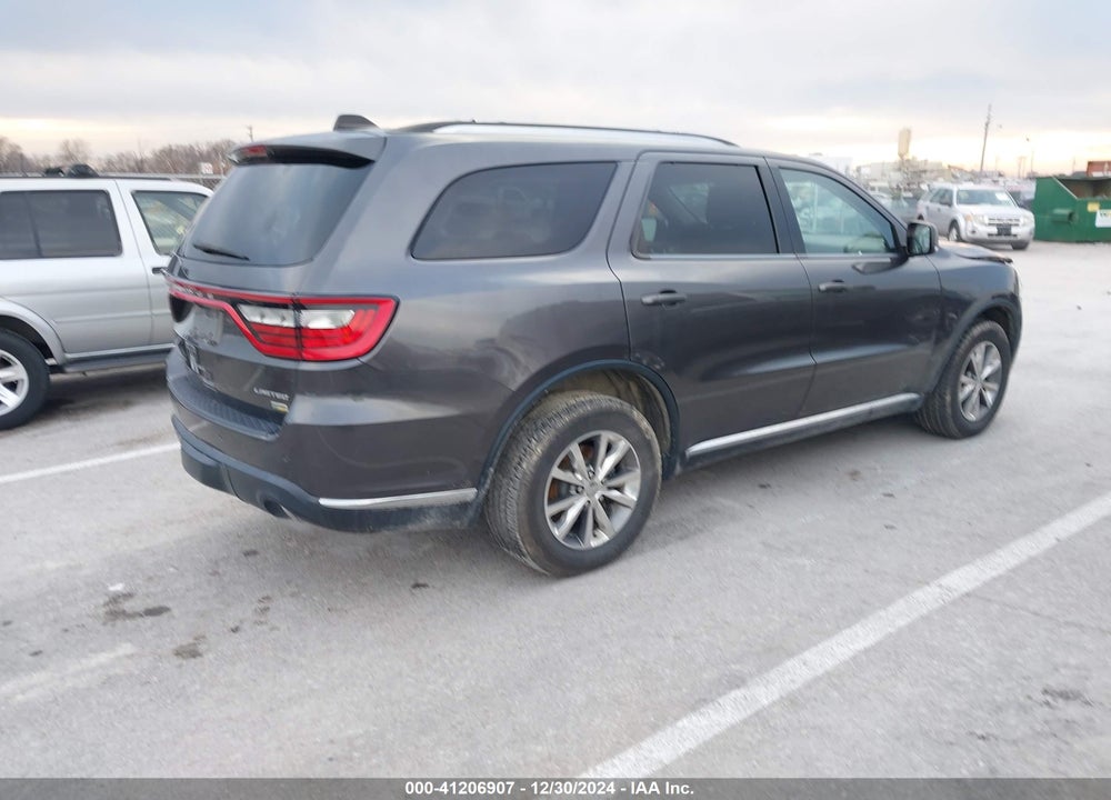 2015 DODGE DURANGO LIMITED VIN: 1C4RDJDG0FC714940