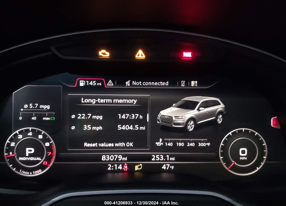 2019 AUDI Q7 55 PREMIUM VIN: WA1LAAF79KD034285