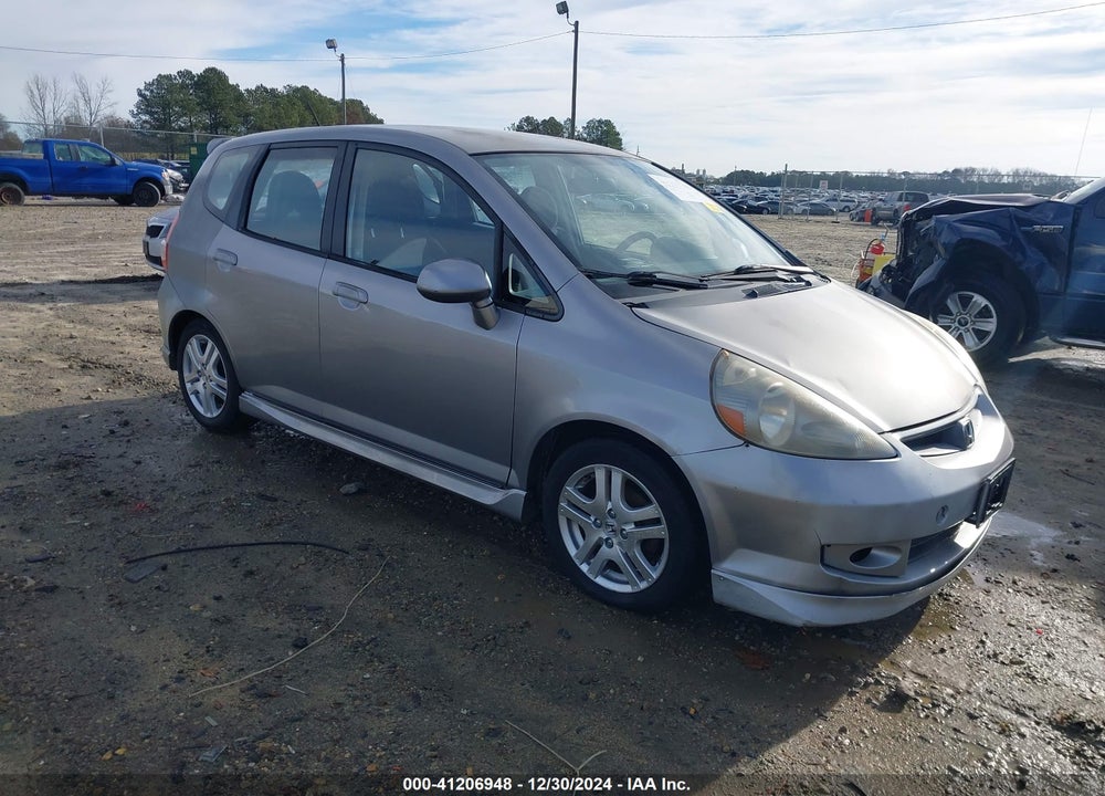 2007 HONDA FIT SPORT VIN: JHMGD38677S043261