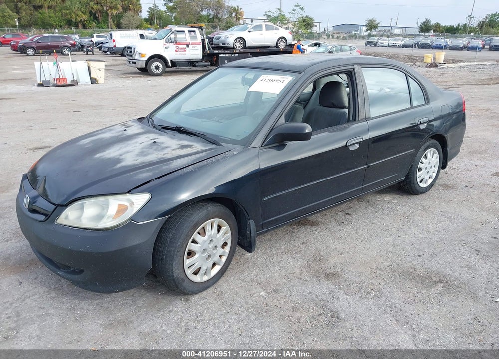 2005 HONDA CIVIC LX VIN: 2HGES15695H544522