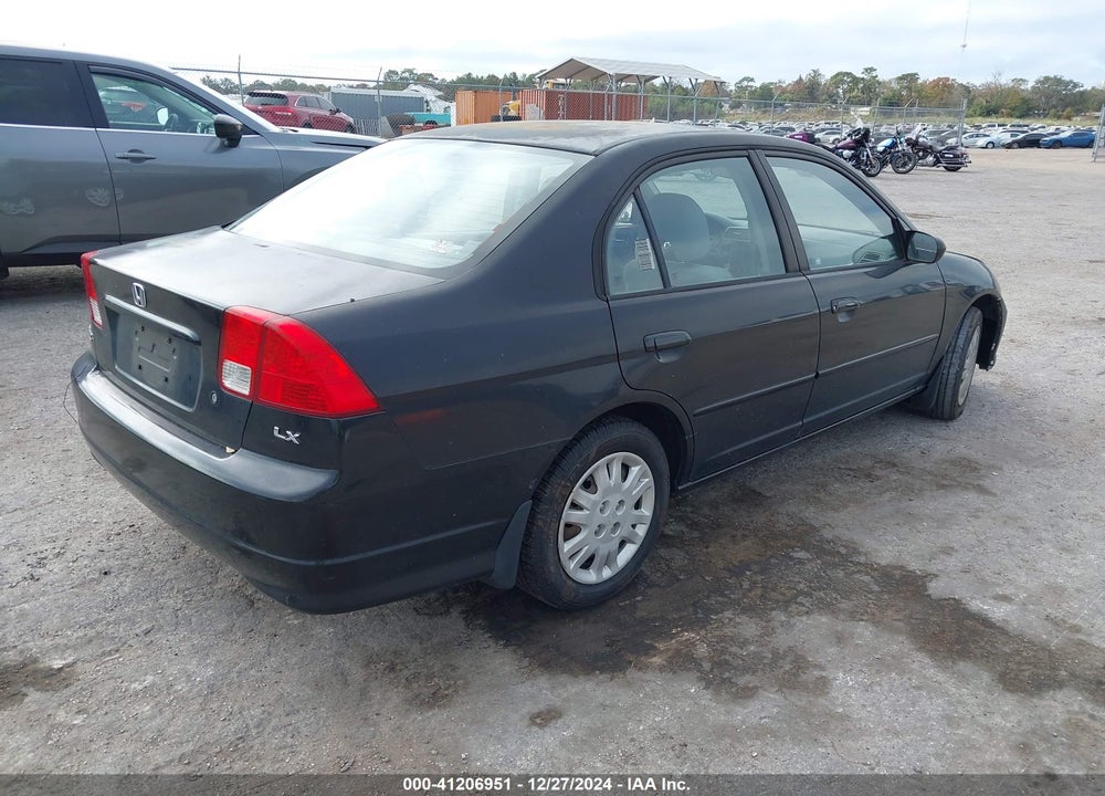 2005 HONDA CIVIC LX VIN: 2HGES15695H544522