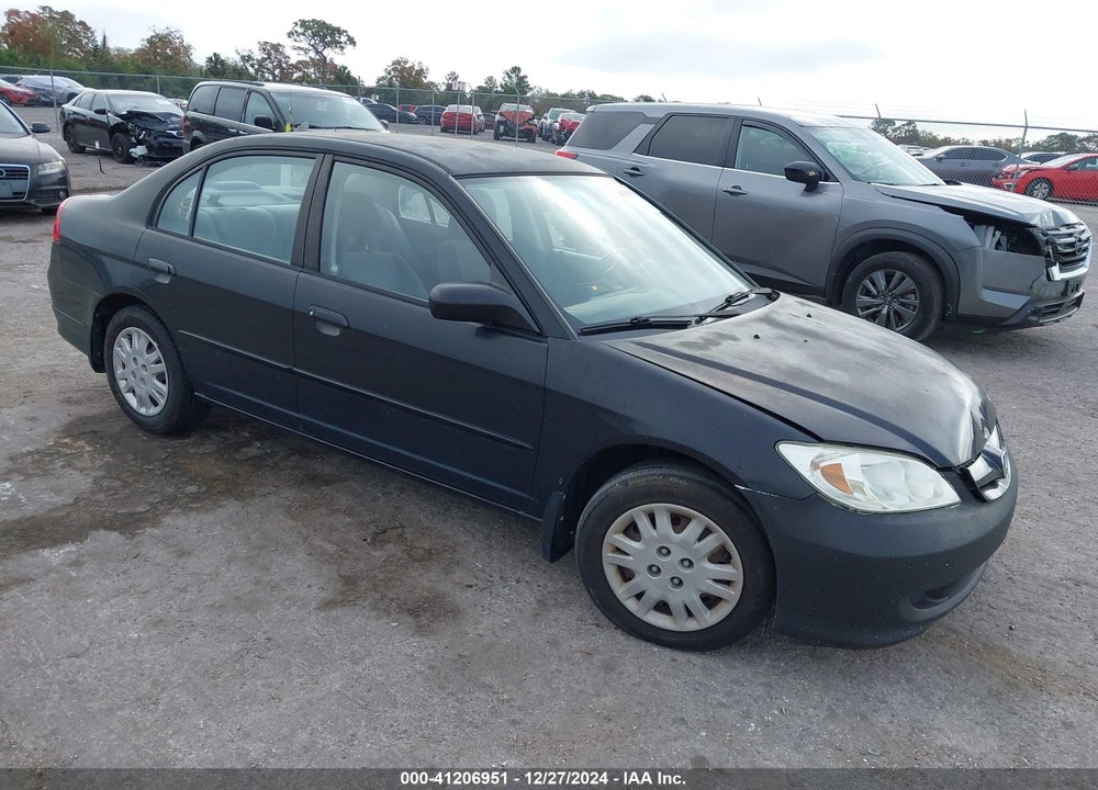 2005 HONDA CIVIC LX VIN: 2HGES15695H544522