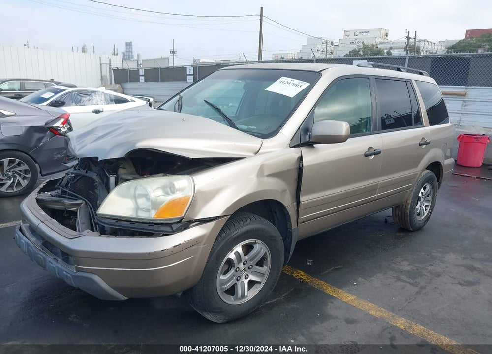 2004 HONDA PILOT EX VIN: 2HKYF18424H567351