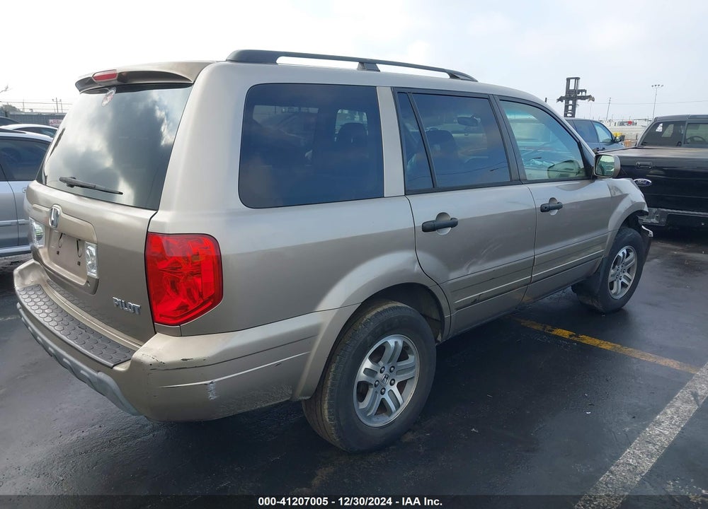 2004 HONDA PILOT EX VIN: 2HKYF18424H567351